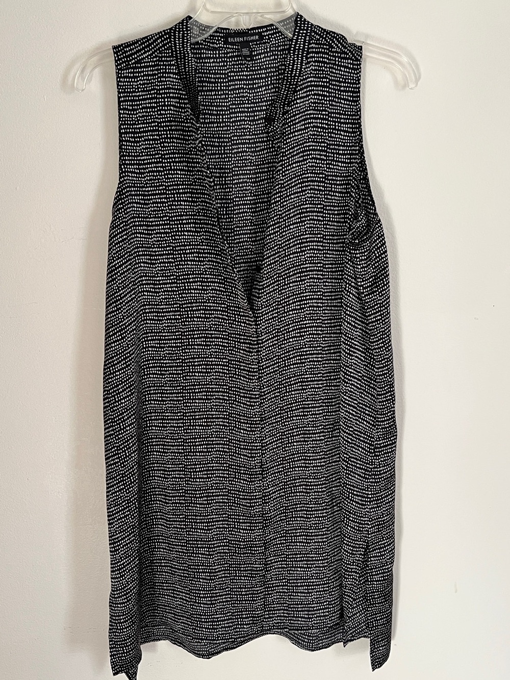 Eileen Fischer Silk Tunic Top size small